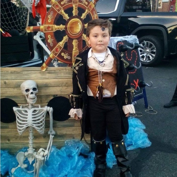 California Costumes Pirate Costume for Kids - Black and Brown size L 10-12 - Picture 3 of 4